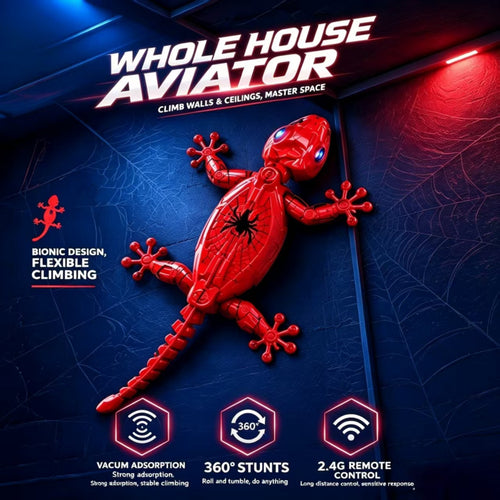 Remote Control Wall Climbing Gecko